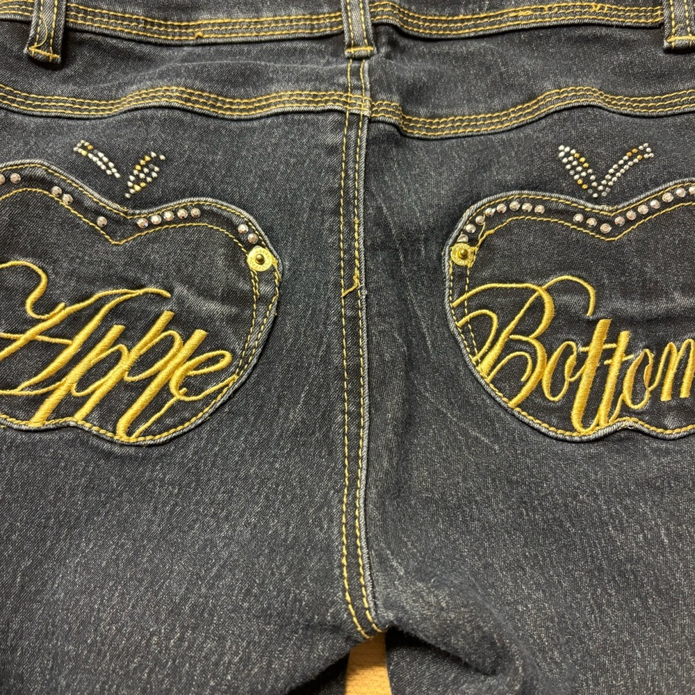 Dark Wash Stretch Apple Bottoms Jeans